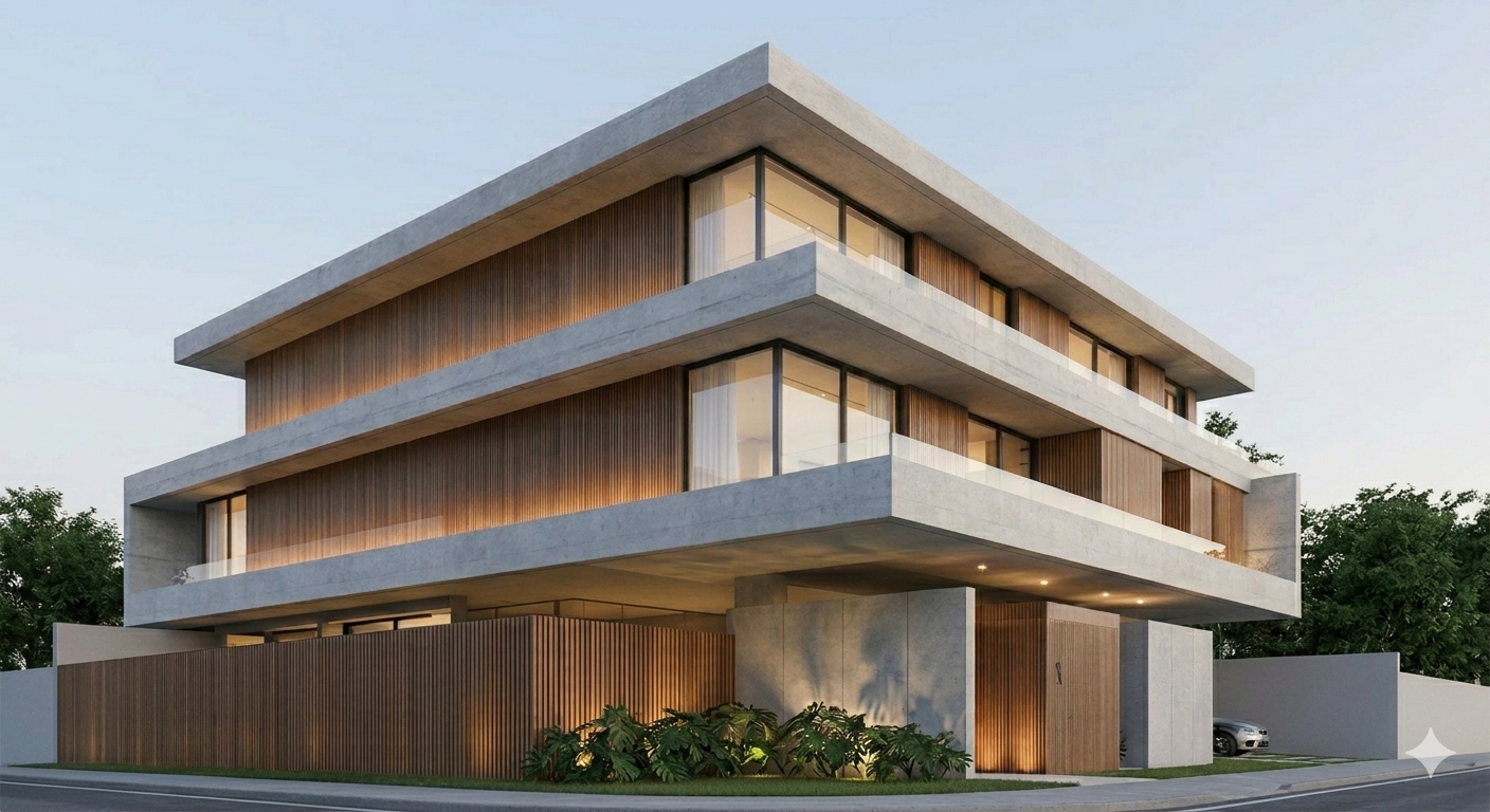Empreendimento residencial contemporâneo